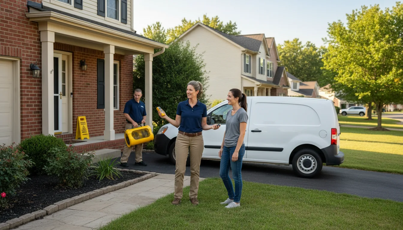 Water restoration image for Dehumidification And Cleanup Services in Shingleton, MI